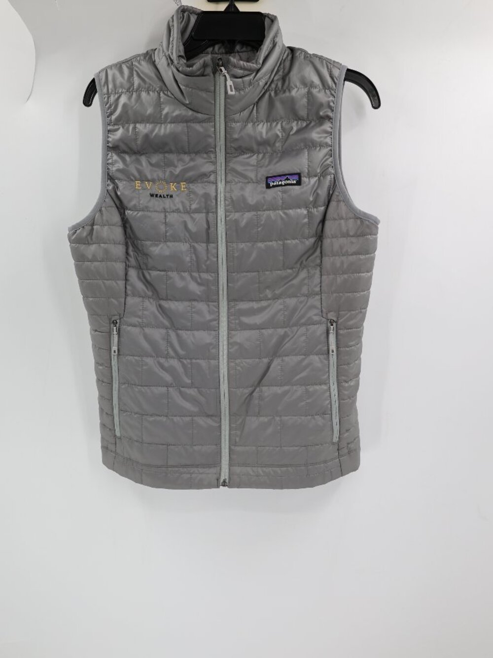 Patagonia Nano Puff Vest Womens medium gray Primaloft Insulated Quilted 84247